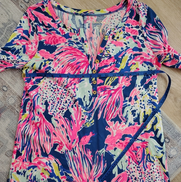 Lilly Pulitzer Banyan Dress Sunken Treasure SzM - Picture 6 of 7